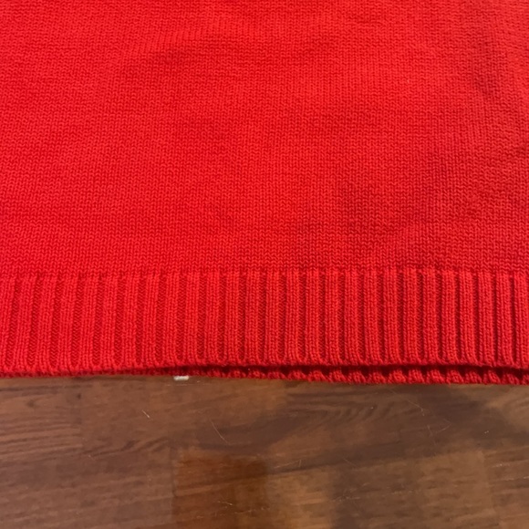 Ralph Lauren Xl Red Gold button Turtleneck - Picture 4 of 5